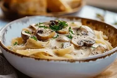 Pâtes aux champignon